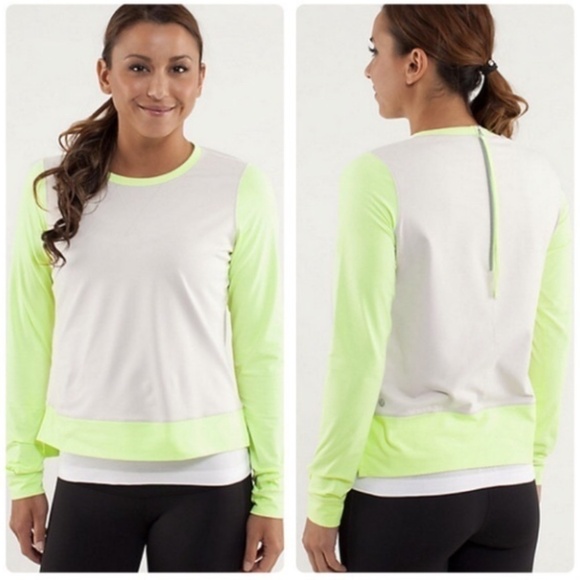 Lululemon Warm Up Crew Dune Faded Zap - Picture 7 of 7